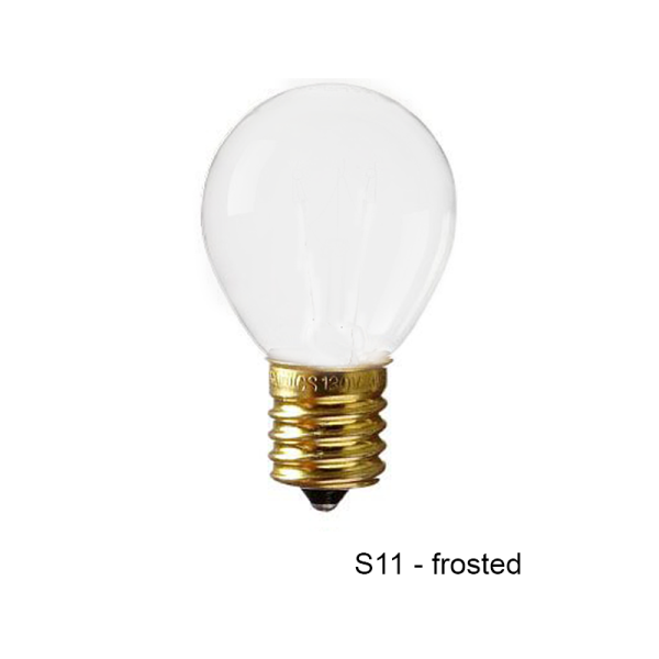 s 11 frosted light bulb