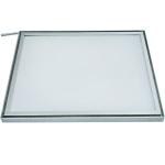 silicone edge graphic frame silver square S E G L E D back lighting