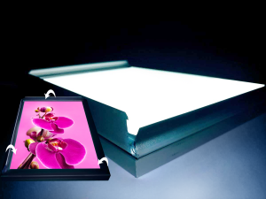 <i>Snap Frame LED Light Guide Panels </i> featured in VMSD Showroom